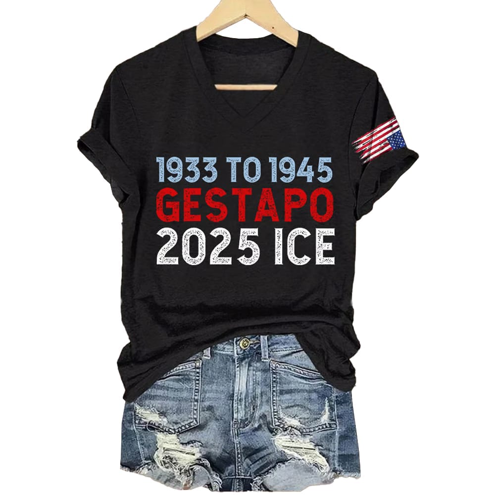 1933 To 1945 Gestapo 2025 Ice Shirt 1933 To 1945 Gestapo 2025 Ice Shirt