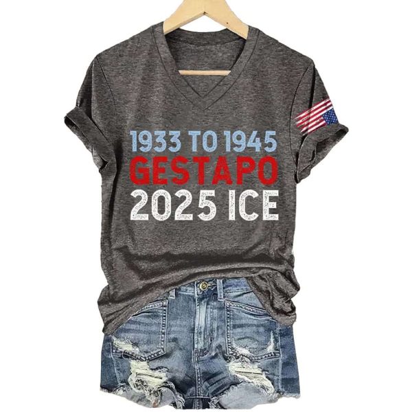 1933 To 1945 Gestapo 2025 Ice Shirt