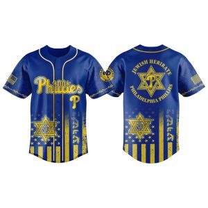 2025 Phillies Jewish Heritage Night Jersey