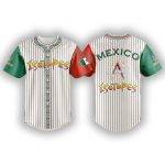 2025 Albuquerque Isotopes Mexican Heritage Night Striped Jersey