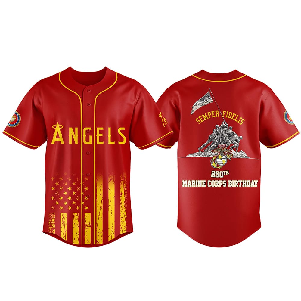 2025 Angels Marine 250th Birthday Jersey 2025 Angels Marine 250th Birthday Jersey