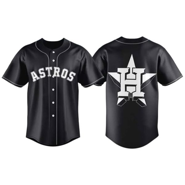 2025 Astros Black Lights Out Jersey