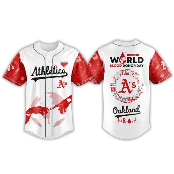 2025 Athletics World Blood Donor Day Jersey