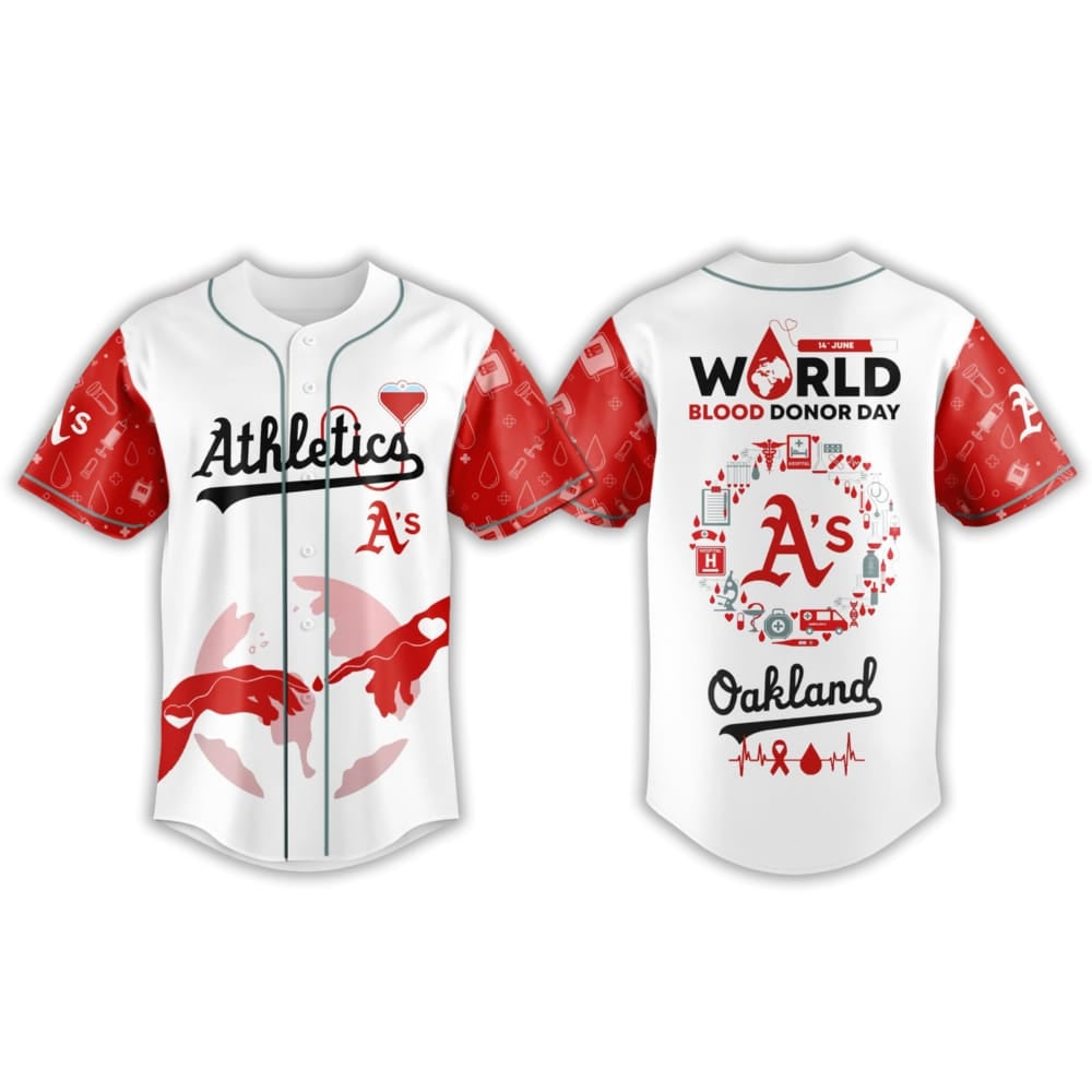 2025 Athletics World Blood Donor Day Jersey 2025 Athletics World Blood Donor Day Jersey