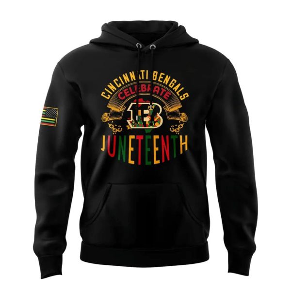 2025 Bengals Celebrate Juneteenth Hoodie