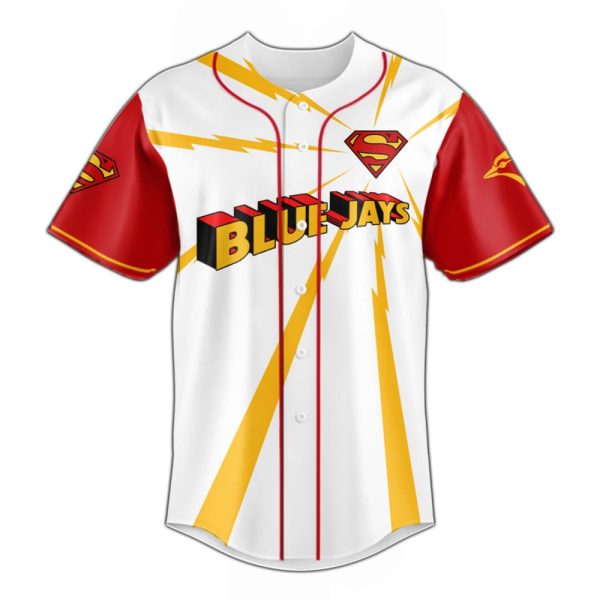 2025 Blue Jays x Superman Man Of Steel Jersey