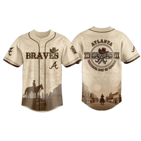 2025 Braves National Day Of Cowboy Jersey