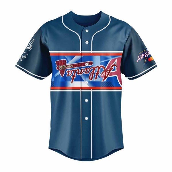 2025 Braves Peace up A-Town Down Jersey