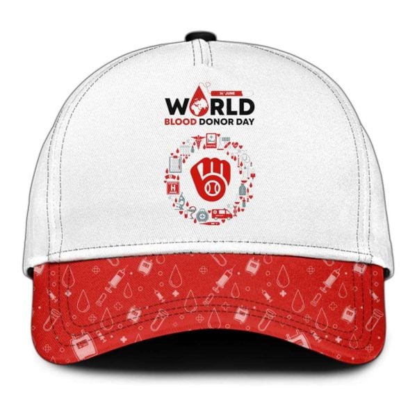 2025 Brewers World Blood Donor Day Jersey