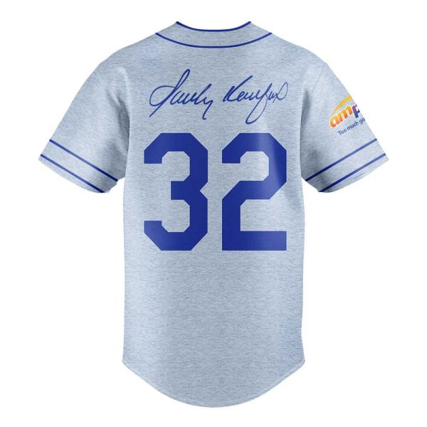2025 Dodgers Sandy Koufax Brooklyn Signature Jersey