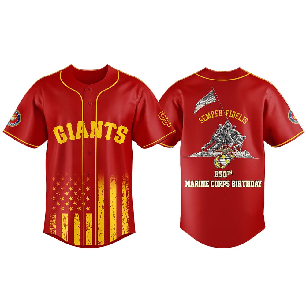 2025 Giants Marine 250th Birthday Jersey 2025 Giants Marine 250th Birthday Jersey