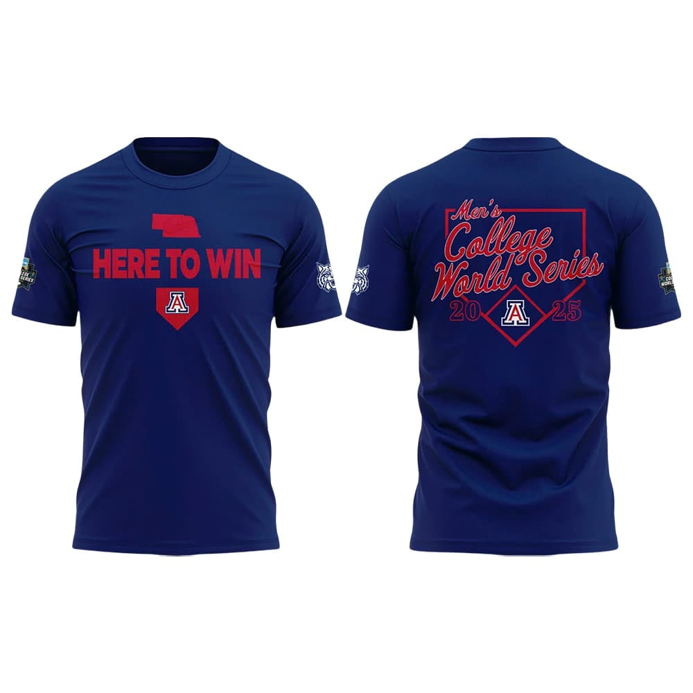 2025 Here To Win Arizona Baseball Shirt 2025 Here To Win Arizona Baseball Shirt