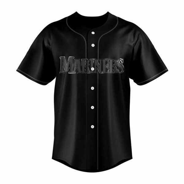 2025 Mariners Back In Black Jersey