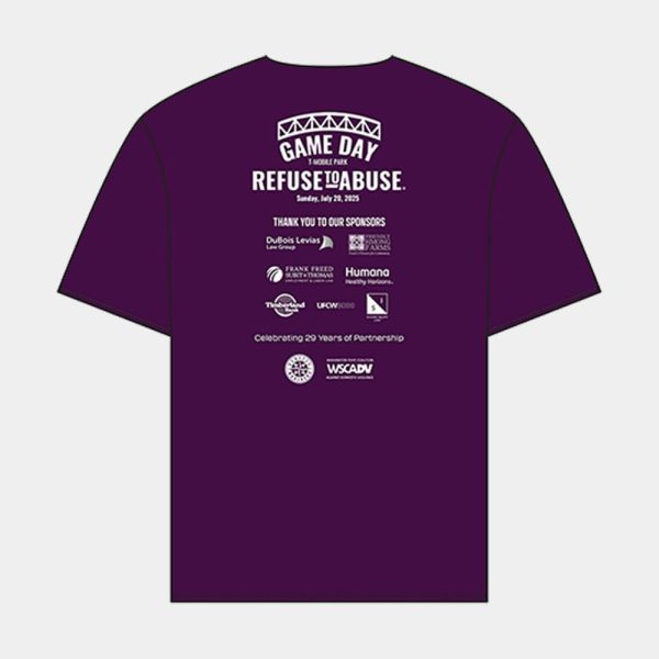 2025 Mariners Refuse To Abuse Day Shirt Giveaway