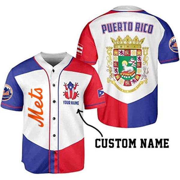 2025 Mets x Puerto Rico Collection Baseball Jersey