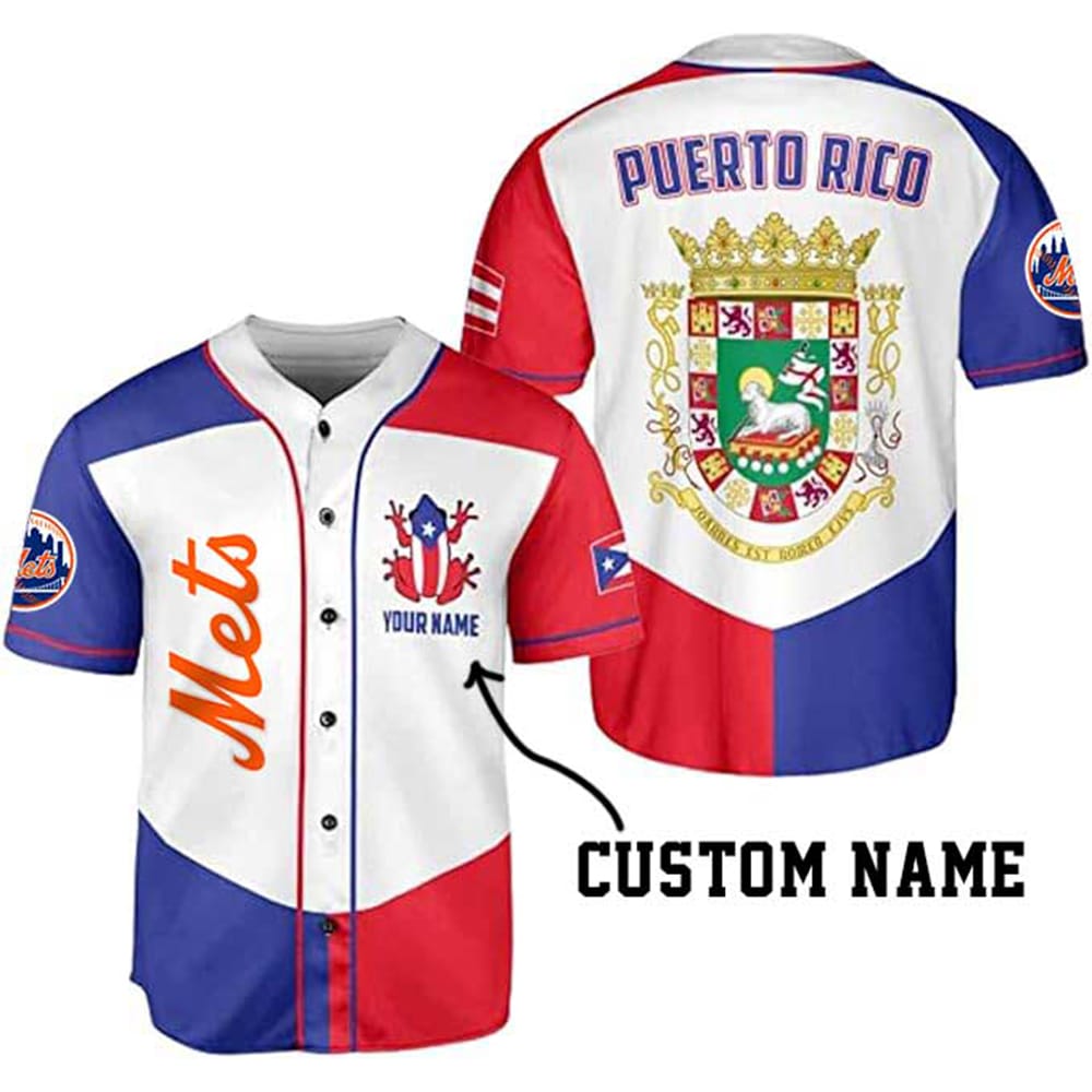 2025 Mets x Puerto Rico Collection Baseball Jersey 2025 Mets x Puerto Rico Collection Baseball Jersey