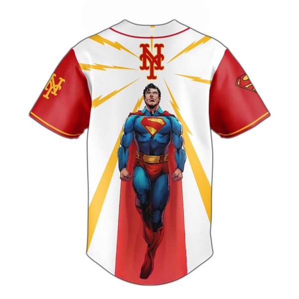 2025 Mets x Superman Man Of Steel Jersey