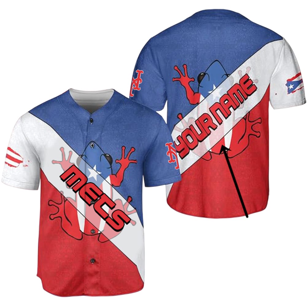 2025 NY Mets Puerto Rico 3D Baseball Jersey 2025 NY Mets Puerto Rico 3D Baseball Jersey
