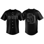 2025 Padres Back In Black Jersey