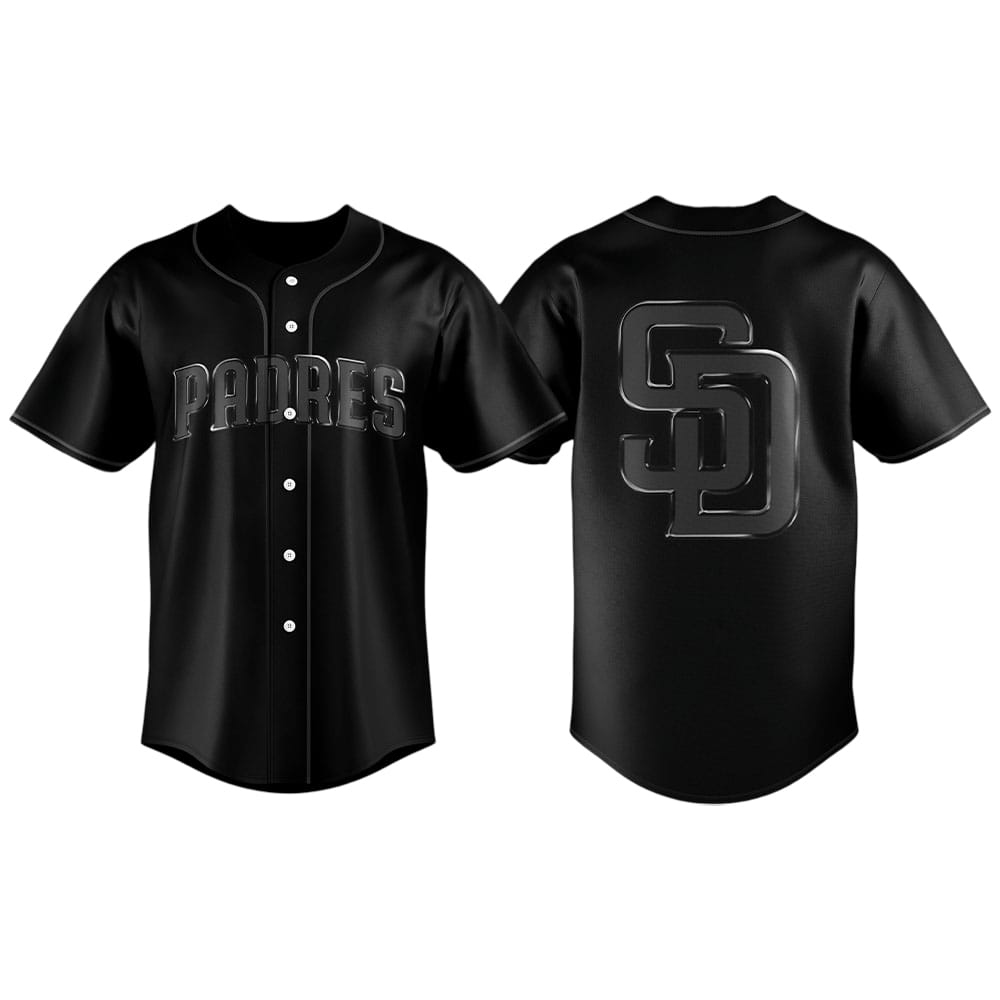 2025 Padres Back In Black Jersey 2025 Padres Back In Black Jersey