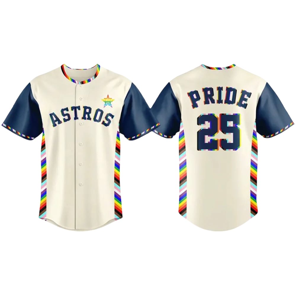 2025 Pride Astros Jersey 2025 Pride Astros Jersey
