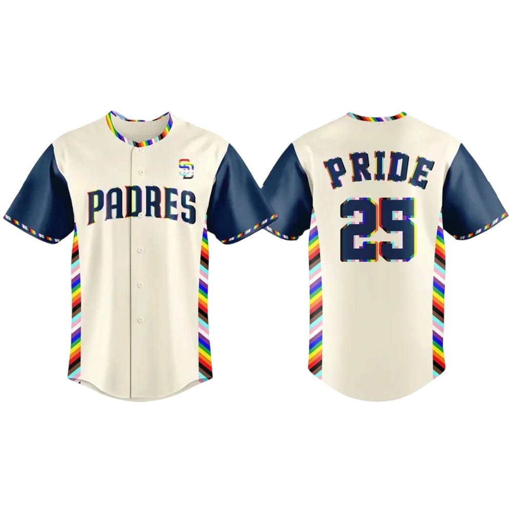 2025 Pride Padres Jersey 2025 Pride Padres Jersey