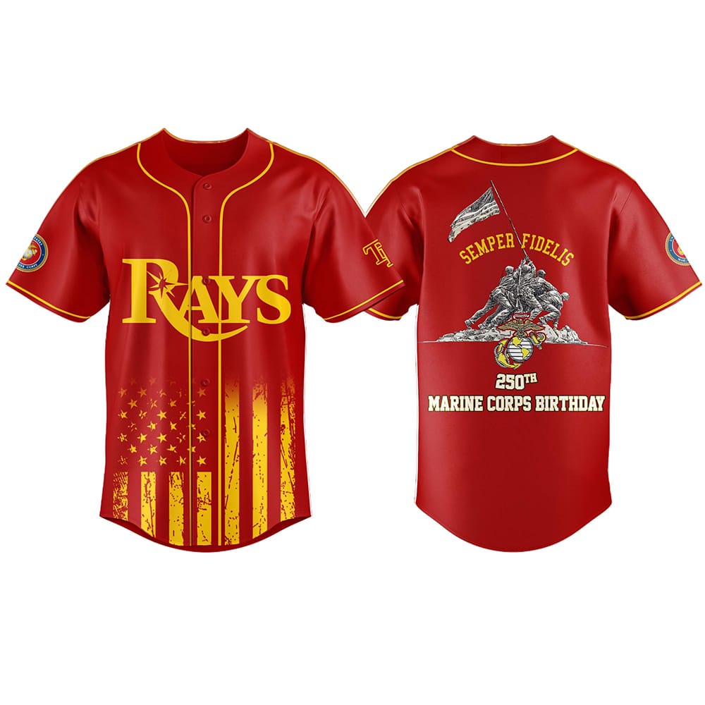 2025 Rays Marine 250th Birthday Jersey 2025 Rays Marine 250th Birthday Jersey