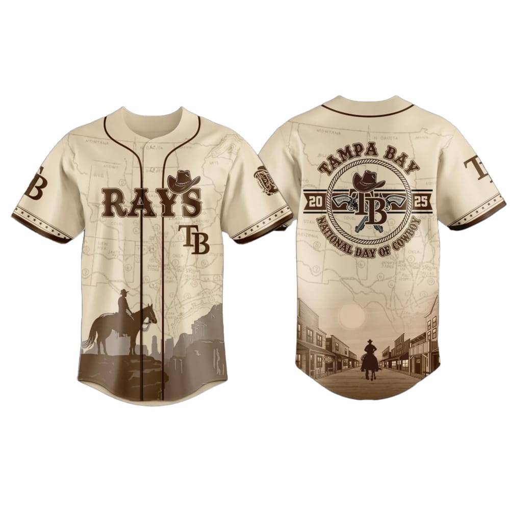 2025 Rays National Day Of Cowboy Jersey 2025 Rays National Day Of Cowboy Jersey