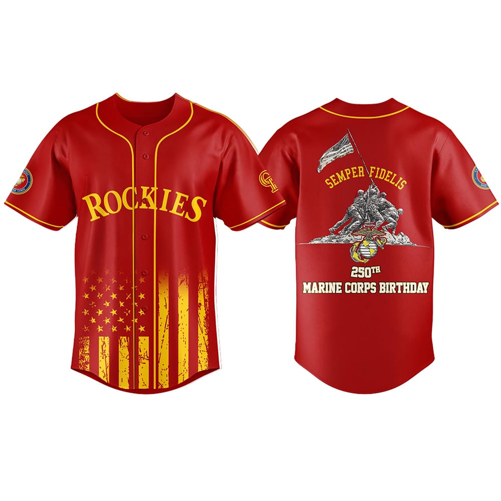 2025 Rockies Marine 250th Birthday Jersey 2025 Rockies Marine 250th Birthday Jersey
