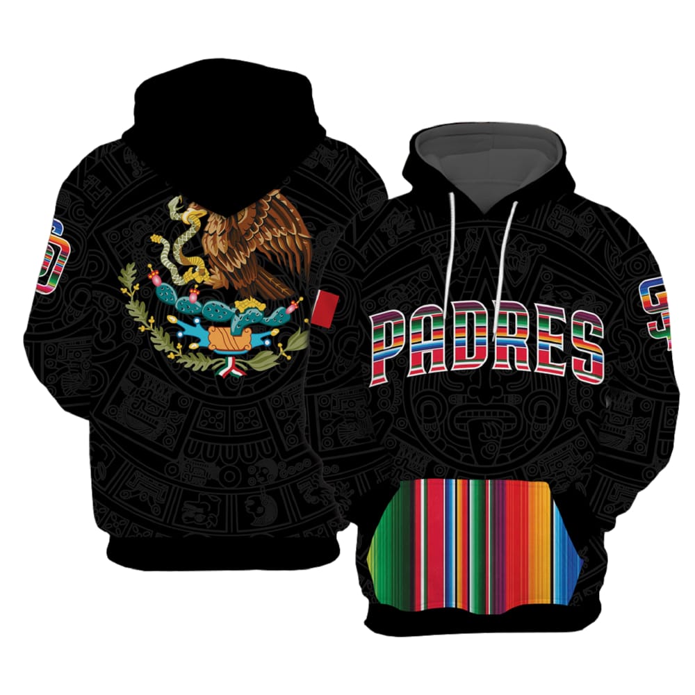 2025 SD Padres x Mexican Heritage Night Hoodie 2025 SD Padres x Mexican Heritage Night Hoodie