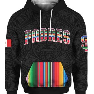 2025 SD Padres x Mexican Heritage Night Hoodie 2