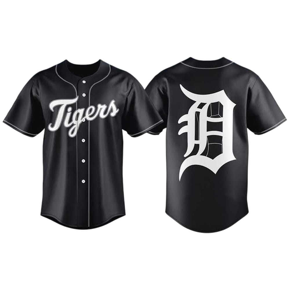 2025 Tigers Black Lights Out Jersey 2025 Tigers Black Lights Out Jersey