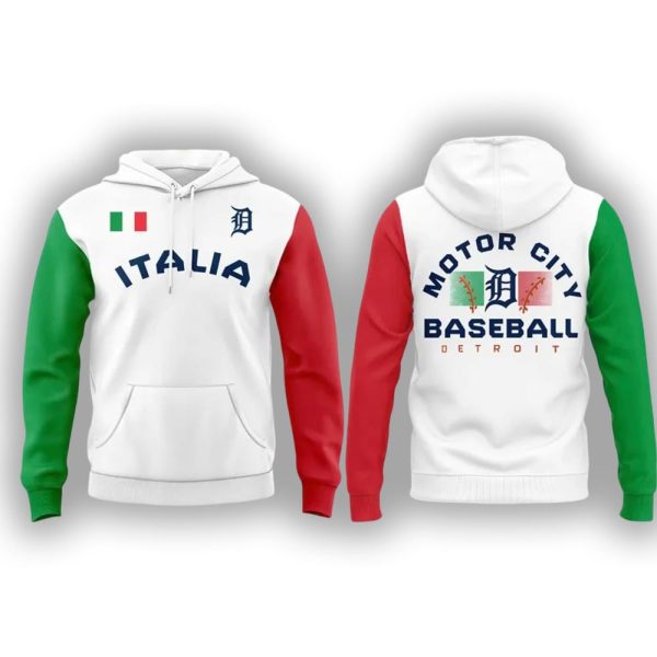 2025 Tigers Italian Heritage Celebration Hoodie