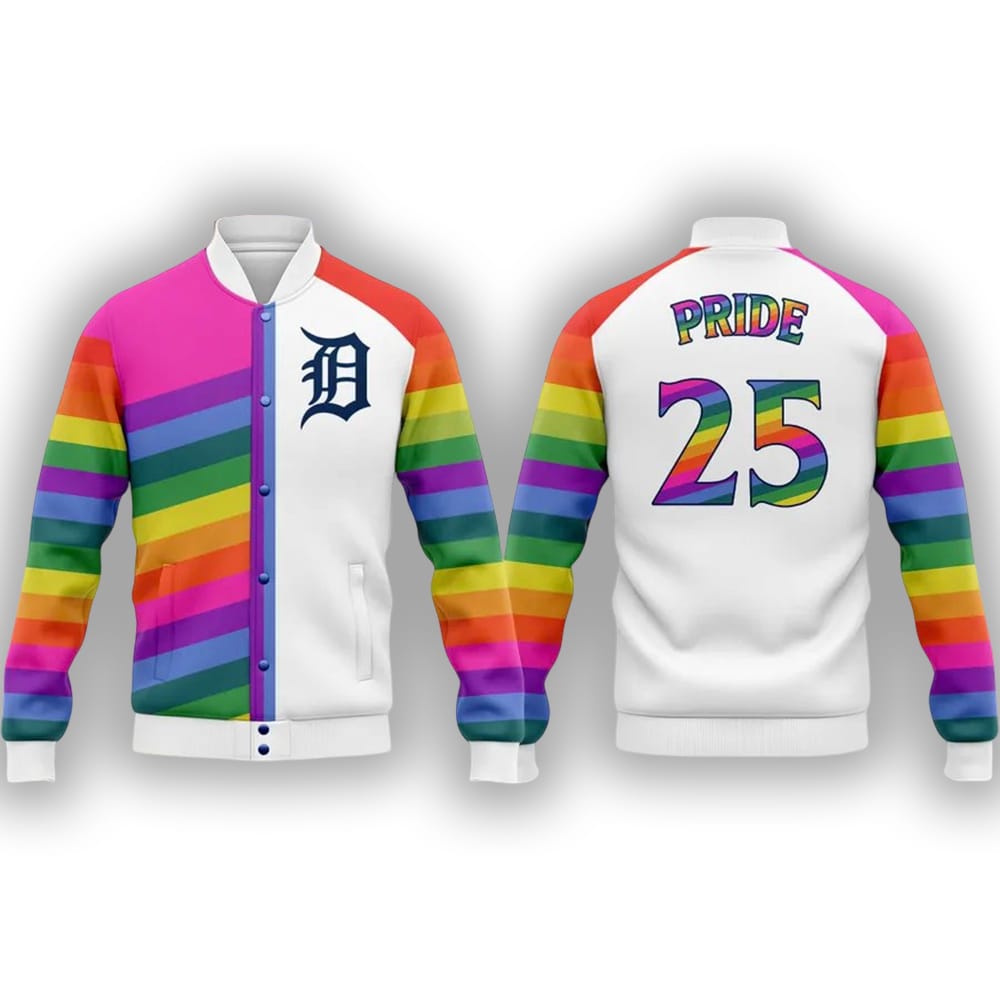 2025 Tigers Pride Night Bomber Jacket 2025 Tigers Pride Night Bomber Jacket