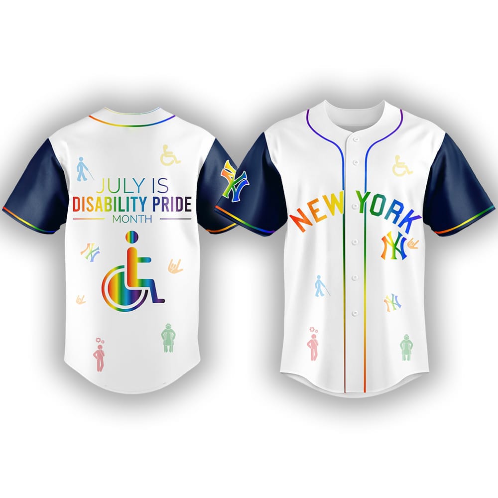2025 Yankees Disability Pride Month Jersey 2025 Yankees Disability Pride Month Jersey