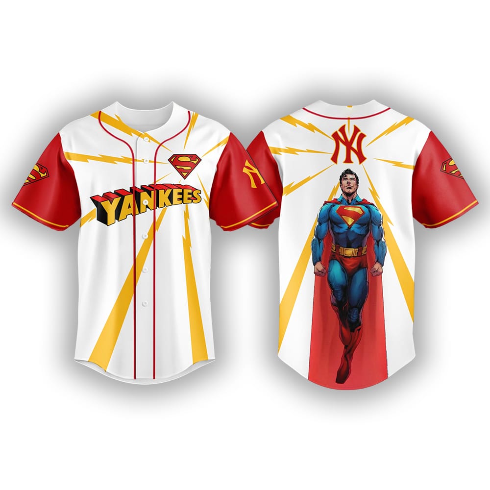 2025 Yankees x Superman Man Of Steel Jersey 2025 Yankees x Superman Man Of Steel Jersey