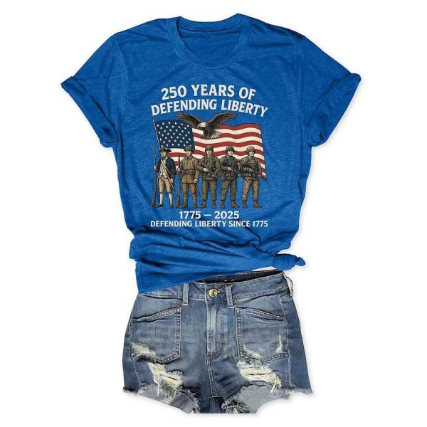 250 Years Of Defending Liberty Since 1775 T-Shirt