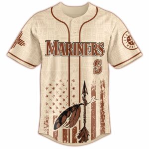 Mariners Native American Heritage Month Baseball Jersey 20251