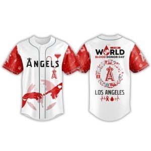 2025 Angels World Blood Donor Day Jersey