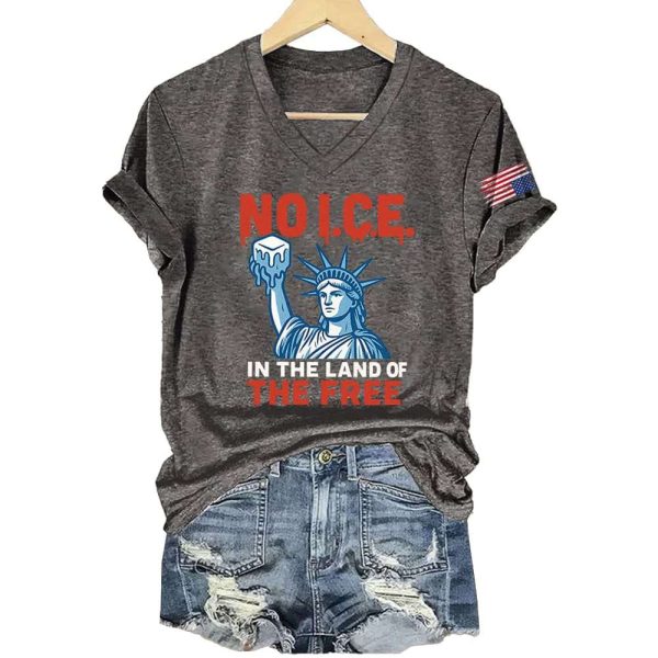 4th Of July No Ice In The Land Of The Free Shirt