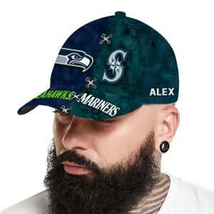 Seahawks x Mariners Classic Cap1