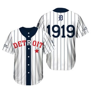 Detroit 19119 Black In Baseball Jersey