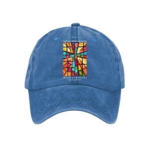 God Turns Broken Pieces Into Masterpieces Print Baseball Cap2