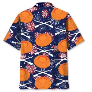Clay Shooting Fireworks Hawaiian Shirt1