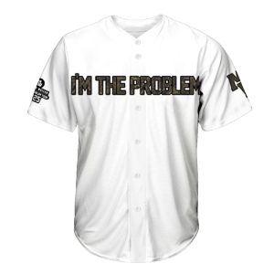 Morgan Wallen Im The Problem Wisconsin Badgers Jersey 1