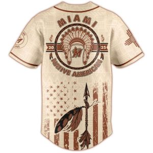 Marlins Native American Heritage Month Baseball Jersey 20252