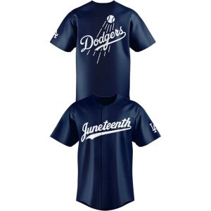 Lil Wayne Dodgers Juneteenth Baseball Jersey