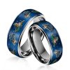 Aladdin Silver Tungsten Rings Gift For Fans