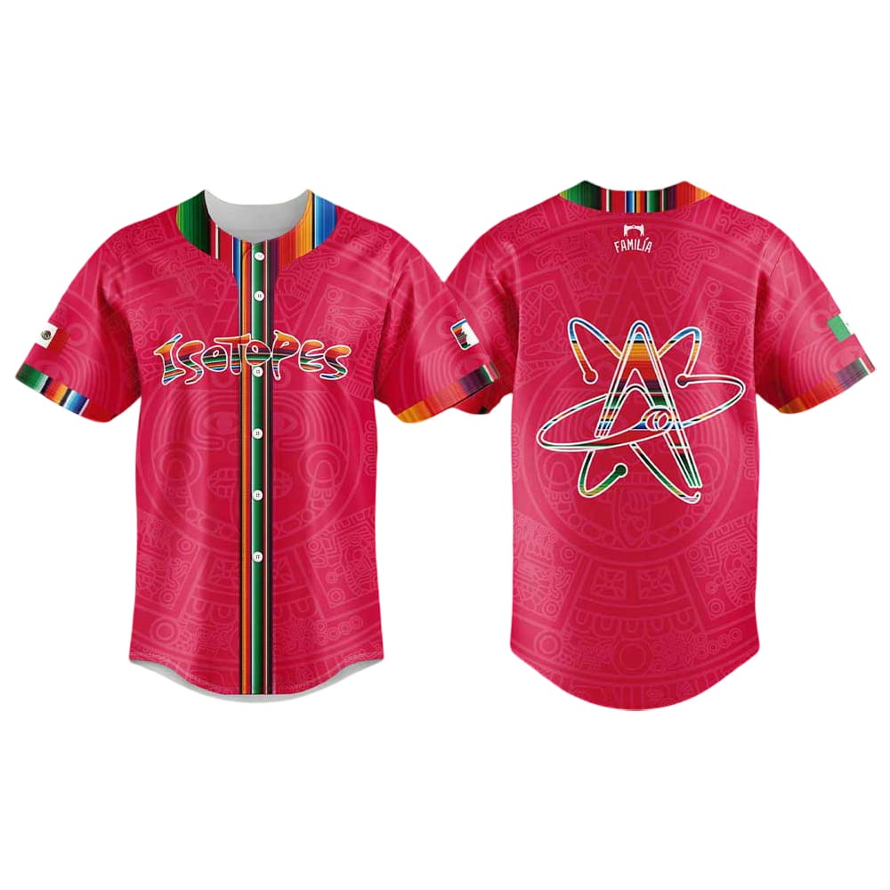 Albuquerque Isotopes Mexican Heritage Night Jersey 2025 Albuquerque Isotopes Mexican Heritage Night Jersey 2025