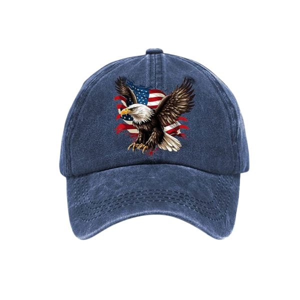 American Flag Eagle Print Unisex Hat